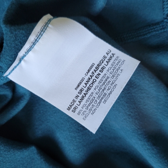 Dark Teal Long Sleeve Cowl Neck Pullover | Nike | Size Small - Picture 5 of 6